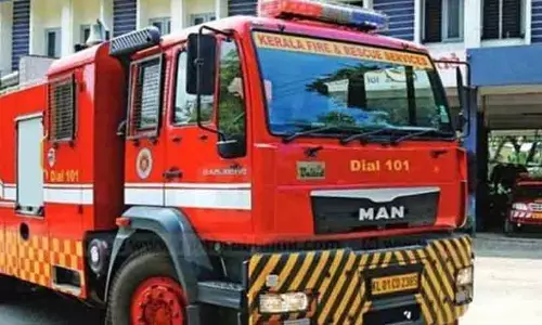 തമ്പാനൂരിൽ ഹോട്ടലിൽ തീപിടിത്തം