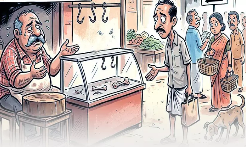 അറവ് മാടുകളെ കിട്ടാനില്ല: പ്രതിസന്ധിയിലെന്ന് ഇറച്ചിക്കച്ചവടക്കാര് അറവ് മാടുകളെ കിട്ടാനില്ല: പ്രതിസന്ധിയിലെന്ന് ഇറച്ചിക്കച്ചവടക്കാര്