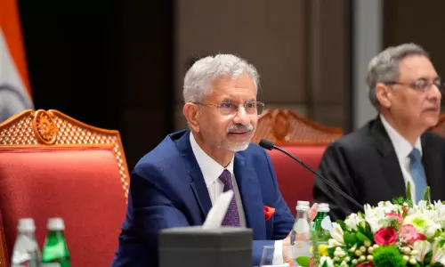 ഒമാനിലെ ഇന്ത്യൻ പ്രവാസി സമൂഹവുമായി കൂടിക്കാഴ്ച നടത്തി വിദേശകാര്യമന്ത്രി