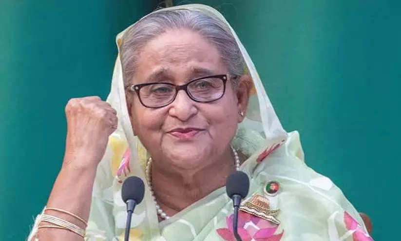 ഷെയ്ഖ് ഹസീന ബംഗ്ലാദേശിലേക്ക് മടങ്ങാൻ ഒരുങ്ങുന്നു: ഇന്ത്യയുടെ നിലപാടിൽ മാറ്റമില്ലെന്ന് വിദേശകാര്യ മന്ത്രാലയം ഷെയ്ഖ് ഹസീന ബംഗ്ലാദേശിലേക്ക് മടങ്ങാൻ ഒരുങ്ങുന്നു: ഇന്ത്യയുടെ നിലപാടിൽ മാറ്റമില്ലെന്ന് വിദേശകാര്യ മന്ത്രാലയം