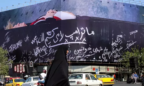 tehran billboard