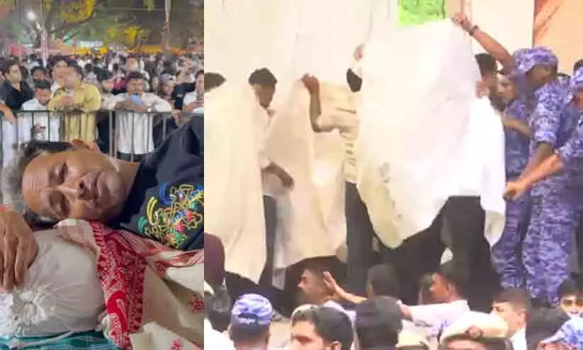സോനം വാങ്ചുക്കിനെ അറസ്റ്റ് ചെയ്തു ആശുപത്രിയിലേക്ക് നീക്കി; ജന്തർമന്തറിൽ സംഘർഷം സോനം വാങ്ചുക്കിനെ അറസ്റ്റ് ചെയ്തു ആശുപത്രിയിലേക്ക് നീക്കി; ജന്തർമന്തറിൽ സംഘർഷം