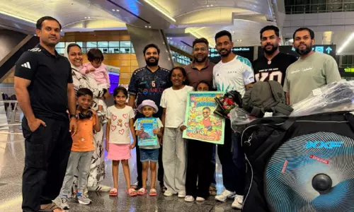ജർമ്മനിയിലെ ട്രയാത്ലോൺ നേട്ടം; മുഹമ്മദ് അൻവറിന് ഖത്തറിൽ ഊഷ്മള സ്വീകരണം ജർമ്മനിയിലെ ട്രയാത്ലോൺ നേട്ടം; മുഹമ്മദ് അൻവറിന് ഖത്തറിൽ ഊഷ്മള സ്വീകരണം