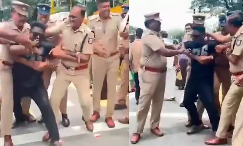 റാപ്പർ അറിവിനെ കസ്റ്റഡിയിലെടുത്ത് പൊലീസ്; നീറ്റിനെതിരായ അപ്രതീക്ഷിത പ്രതിഷേധത്തിനിടെയാണ് സംഭവം റാപ്പർ അറിവിനെ കസ്റ്റഡിയിലെടുത്ത് പൊലീസ്; നീറ്റിനെതിരായ അപ്രതീക്ഷിത പ്രതിഷേധത്തിനിടെയാണ് സംഭവം