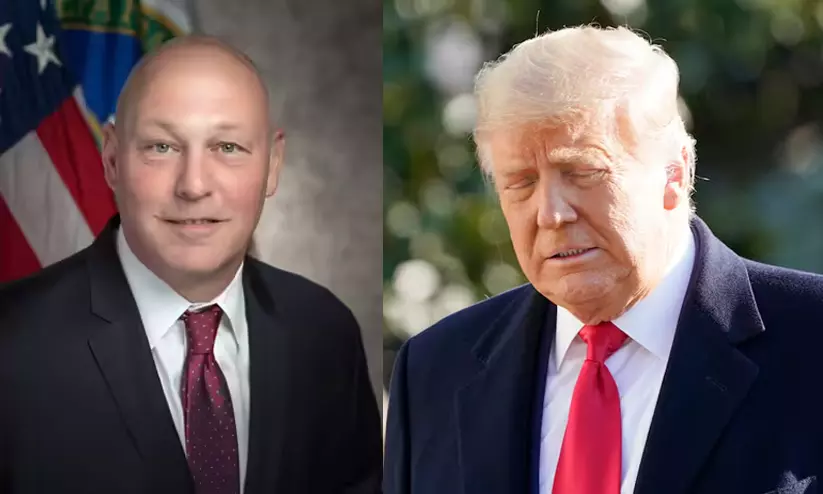 Cris Fall and Donald Trump Cris Fall and Donald Trump