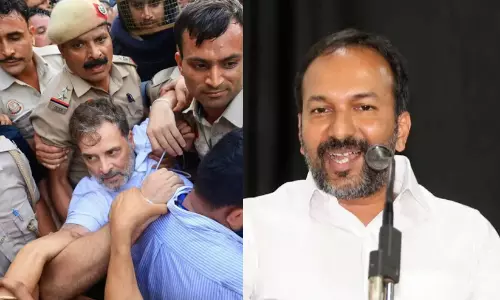 രാഹുൽ ഗാന്ധിയോടുള്ള പൊലീസ് സമീപനം ഇന്ത്യയിലെ ജനാധിപത്യത്തിന്‍റെ അപകടാവസ്ഥ - മന്ത്രി പി.സി വിഷ്ണുനാഥ്
