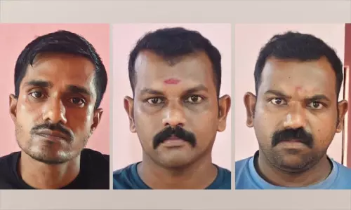ലോറികളിൽനിന്ന് ഡീസൽ മോഷണം; മൂന്നുപേർ അറസ്റ്റിൽ ലോറികളിൽനിന്ന് ഡീസൽ മോഷണം; മൂന്നുപേർ അറസ്റ്റിൽ
