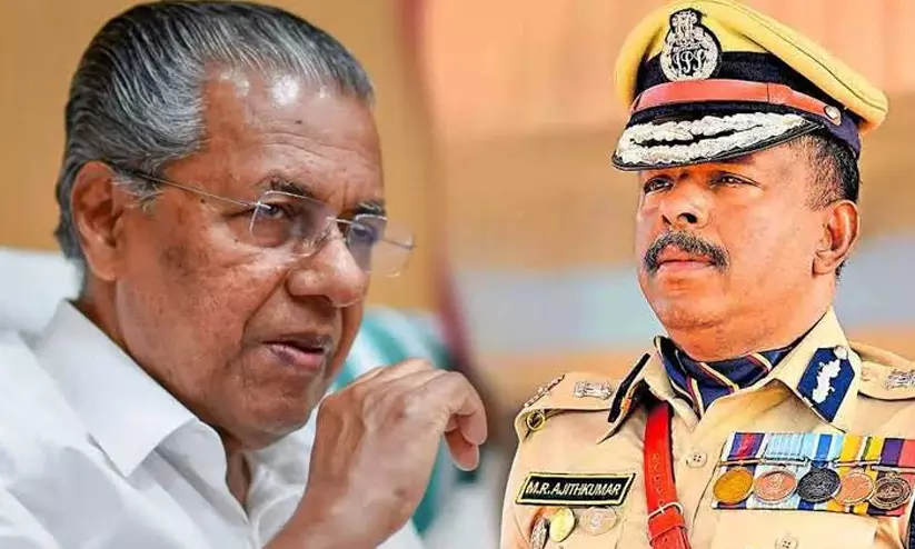 Pinarayi Vijayan, M.R. Ajith Kumar Pinarayi Vijayan, M.R. Ajith Kumar