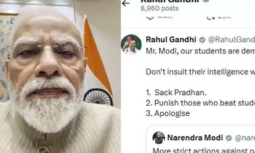കർശന നടപടി സ്വീകരിക്കുമെന്ന് അർധരാത്രി മോദിയുടെ വിഡിയോ; മണിക്കൂറിനുള്ളിൽ മറുപടിയുമായി രാഹുൽഗാന്ധി