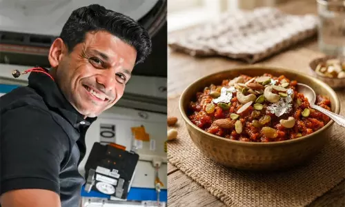നാസ അംഗീകരിച്ചത് 3 വിഭവങ്ങൾ മാത്രം! ബഹിരാകാശത്തേക്ക് കൂടെ കൊണ്ടുപോയ ഇന്ത്യൻ വിഭവങ്ങളെക്കുറിച്ച് ശുഭാൻഷു ശുക്ല നാസ അംഗീകരിച്ചത് 3 വിഭവങ്ങൾ മാത്രം! ബഹിരാകാശത്തേക്ക് കൂടെ കൊണ്ടുപോയ ഇന്ത്യൻ വിഭവങ്ങളെക്കുറിച്ച് ശുഭാൻഷു ശുക്ല