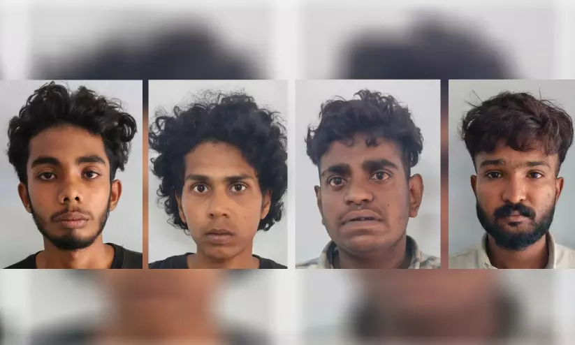 വാഹന മോഷണം: നാല് പേർ പിടിയില് വാഹന മോഷണം: നാല് പേർ പിടിയില്