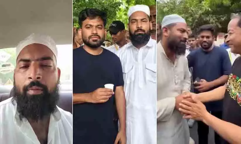 ജന്തർ മന്തറിലെ സന്നദ്ധപ്രവർത്തകൻ ജുനൈദിനെ കണ്ണ് കെട്ടി കൊണ്ടുപോയി ചോദ്യം ചെയ്തതായി പരാതി; പ്രായമായ പിതാവിനെയും ബന്ധുക്കളെയും ചോദ്യം ചെയ്തു ജന്തർ മന്തറിലെ സന്നദ്ധപ്രവർത്തകൻ ജുനൈദിനെ കണ്ണ് കെട്ടി കൊണ്ടുപോയി ചോദ്യം ചെയ്തതായി പരാതി; പ്രായമായ പിതാവിനെയും ബന്ധുക്കളെയും ചോദ്യം ചെയ്തു
