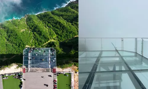 glass bridge