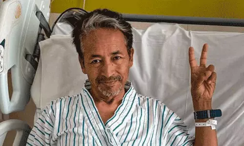 ഒടുവിൽ ആശുപത്രിയിൽ നിന്ന് പുറത്തേക്ക്: സന്തോഷം പങ്കുവെച്ച് സോനം വാങ്ചുക് ; ‘പിന്തുണച്ച എല്ലാവർക്കും നന്ദി’ ഒടുവിൽ ആശുപത്രിയിൽ നിന്ന് പുറത്തേക്ക്: സന്തോഷം പങ്കുവെച്ച് സോനം വാങ്ചുക് ; ‘പിന്തുണച്ച എല്ലാവർക്കും നന്ദി’