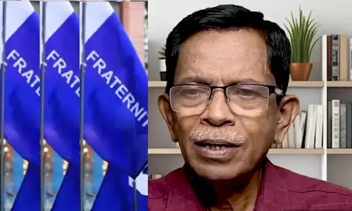 ടി.ജി. മോഹൻദാസിനെതിരെ ഡി.ജി.പിക്ക് പരാതി നൽകി ഫ്രറ്റേണിറ്റി; ‘കേസെടുത്ത് തുറങ്കിലടക്കണം’ ടി.ജി. മോഹൻദാസിനെതിരെ ഡി.ജി.പിക്ക് പരാതി നൽകി ഫ്രറ്റേണിറ്റി; ‘കേസെടുത്ത് തുറങ്കിലടക്കണം’