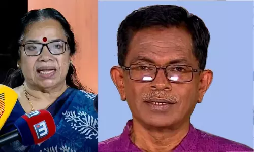 ‘ടി.ജി. മോഹൻദാസിന്റെ വീട്ടിൽ സ്ത്രീകളില്ലേ? അയാൾക്ക് മക്കളില്ലേ? മനസിന്റെ ഭീകരതയാണ് വ്യക്തമാകുന്നത്’ -കൂട്ടബലാത്സംഗ പരാമർശത്തിൽ പൊട്ടിത്തെറിച്ച് പി.കെ ശ്രീമതി