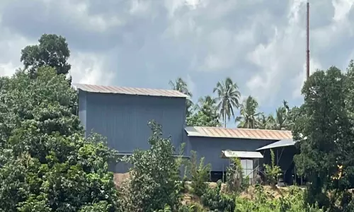 വിളക്കുപാറയിലെ ടാർ മിക്സിങ് പ്ലാന്‍റിനെതിരെ പ്രതിഷേധം;പ്ലാ​ന്‍റി​ൽ​നി​ന്ന് പു​റ​ന്ത​ള്ളു​ന്ന വി​ഷ​പ്പു​ക​യും മ​ലി​ന​ജ​ല​വും നാ​ട്ടു​കാ​ർ​ക്ക് ദു​രി​തം