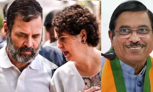 ‘കേന്ദ്ര വിദ്യാഭ്യാസ മന്ത്രി ബലാത്സംഗികളു​ടെ സംരക്ഷകൻ’; രൂക്ഷവിമർശനവുമായി പ്രിയങ്കയും രാഹുലും