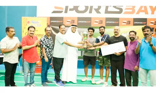 ‘മ്മ്‌ടെ തൃശൂർ’ ഷട്ടിൽ ടൂർണമെന്റ്: ആകാശ്-അഭിജിത് സഖ്യം ജേതാക്കൾ