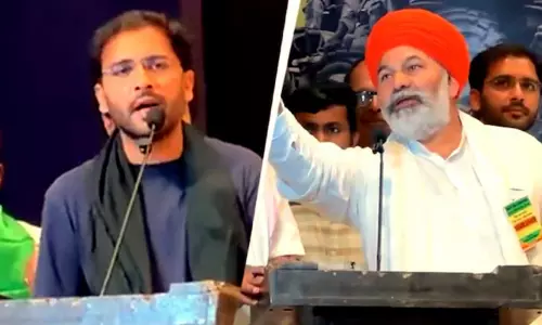 ‘മോദി സർക്കാറിനെതിരെ കർഷകരും വിദ്യാർഥികളും യുവാക്കളും ഒന്നിക്കണം’; രാകേഷ് ടിക്കായത്തുമായി കൂടിക്കാഴ്ച നടത്തി സി.ജെ.പി നേതാക്കൾ