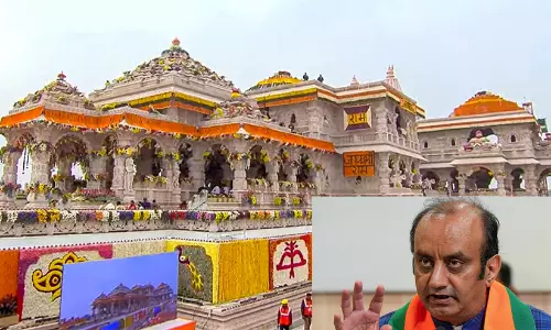 ശ്രീരാമന്റെ അസ്തിത്വത്തെ ചോദ്യം ചെയ്തവർക്ക് രാമക്ഷേത്രത്തിന്റെ കാര്യത്തിൽ ആശങ്കപ്പെടാൻ അർഹതയില്ല; സമാജ്വാദി പാർട്ടി രാഷ്ട്രീയം കളിക്കുകയാണെന്ന് ബി.ജെ.പി ശ്രീരാമന്റെ അസ്തിത്വത്തെ ചോദ്യം ചെയ്തവർക്ക് രാമക്ഷേത്രത്തിന്റെ കാര്യത്തിൽ ആശങ്കപ്പെടാൻ അർഹതയില്ല; സമാജ്വാദി പാർട്ടി രാഷ്ട്രീയം കളിക്കുകയാണെന്ന് ബി.ജെ.പി