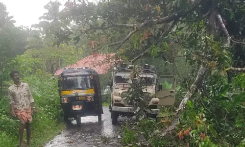 ജില്ലയിൽ മഴ കനക്കുന്നു; വെള്ളക്കെട്ടും ഗതാഗതതടസ്സവും ഭീഷണി
