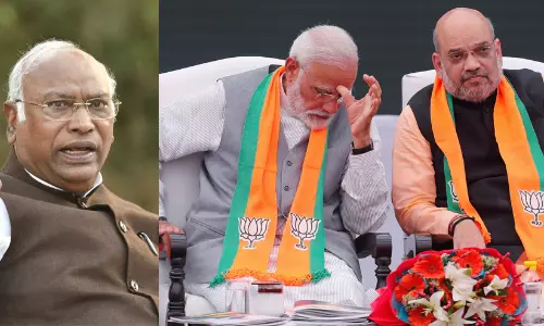 Mallikarjun Kharge Narendra Modi Amit Shah