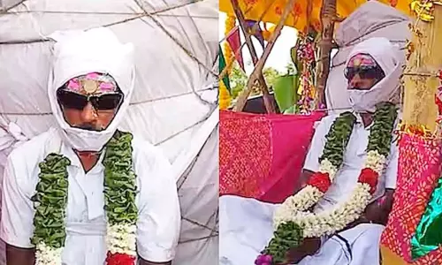 മഴ പെയ്യിക്കാന്‍ അപൂർവ്വയിനം വഴിപാട്; ജീവിച്ചിരിക്കുന്നയാളെ മൃതദേഹമാക്കി അന്ത‍്യകർമം നടത്തി