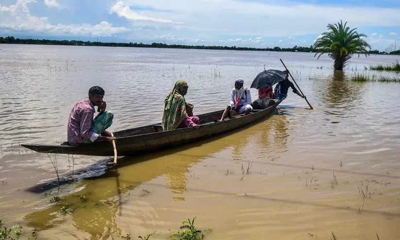 അസമിന്റെ പ്രളയ ദുഃഖം അസമിന്റെ പ്രളയ ദുഃഖം