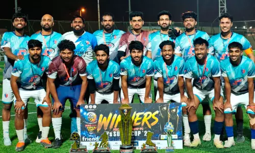 ബ്ലാക് ആൻഡ് വൈറ്റ് സൂപ്പർ കപ്പ് ഫുട്ബാൾ; ദാറുൽ ബൈദയെ ഷൂട്ടൗട്ടിൽ വീഴ്ത്തി സ്പോർട്ടിങ് എഫ്.സി ചാമ്പ്യന്മാർ ബ്ലാക് ആൻഡ് വൈറ്റ് സൂപ്പർ കപ്പ് ഫുട്ബാൾ; ദാറുൽ ബൈദയെ ഷൂട്ടൗട്ടിൽ വീഴ്ത്തി സ്പോർട്ടിങ് എഫ്.സി ചാമ്പ്യന്മാർ
