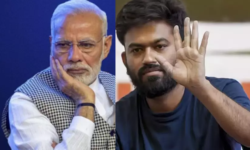 ഞാൻ എന്റെ രേഖകൾ കാണിക്കാം, ‘ചക്രവർത്തി’ ഡിഗ്രി സർട്ടിഫിക്കറ്റ് കാണിക്കുമോ? -മോദിയെ വെല്ലുവിളിച്ച് അഭിജീത് ദിപ്കെ ഞാൻ എന്റെ രേഖകൾ കാണിക്കാം, ‘ചക്രവർത്തി’ ഡിഗ്രി സർട്ടിഫിക്കറ്റ് കാണിക്കുമോ? -മോദിയെ വെല്ലുവിളിച്ച് അഭിജീത് ദിപ്കെ