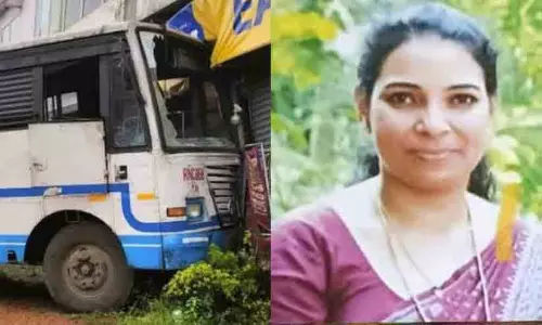 ഡ്രൈവർക്ക് ദേഹാസ്വാസ്ഥ്യം, നിയന്ത്രണം വിട്ട ബസിടിച്ച് യുവതി മരിച്ചു
