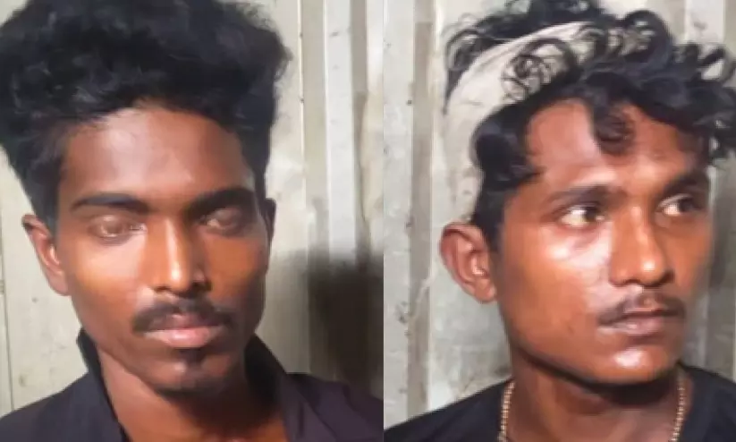 ഇലക്ട്രിക്കൽ ഷോപ്പിലെ മോഷണം; പ്രതികൾ പെരുമ്പാവൂരിൽ പിടിയിൽ ഇലക്ട്രിക്കൽ ഷോപ്പിലെ മോഷണം; പ്രതികൾ പെരുമ്പാവൂരിൽ പിടിയിൽ