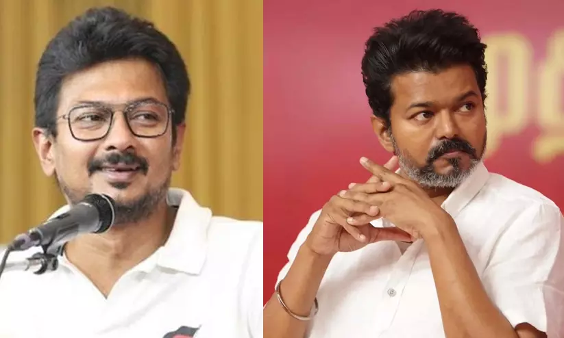 Udhayanidhi stalin TVK Vijay Udhayanidhi stalin TVK Vijay