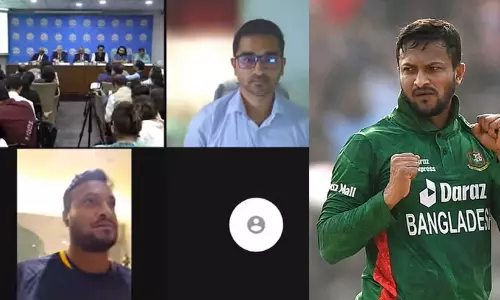 ഹസീനയുടെ പരിപാടിയിൽ മുൻ ക്രിക്കറ്റ് താരം ഷാക്കിബ് അൽ ഹസനും