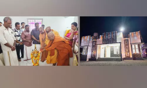 ജി.എസ്.എസ് ‘ഗുരുകാരുണ്യ സ്പർശം’ പദ്ധതി:   പുതിയ വീടിന്റെ താക്കോൽദാനം നിർവഹിച്ചു