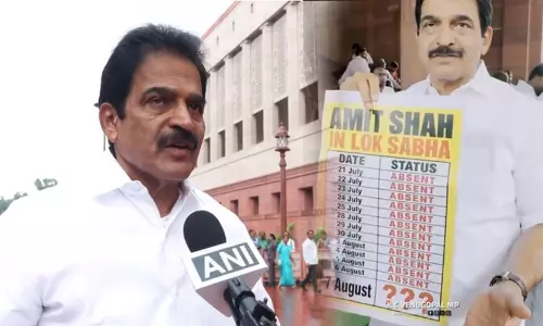 ആഭ്യന്തര മന്ത്രിയെ കാണാനില്ല, ലോക്സഭയിൽ 12 ദിവസം ‘ആബ്സെന്റ്’; അമിത്ഷായുടെ ഹാജർ പട്ടികയുമായി കെ.സി. വേണുഗോപാൽ
