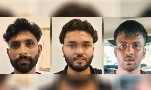 എം.ഡി.എം.എയുമായി മൂന്നുപേർ പിടിയിൽ എം.ഡി.എം.എയുമായി മൂന്നുപേർ പിടിയിൽ