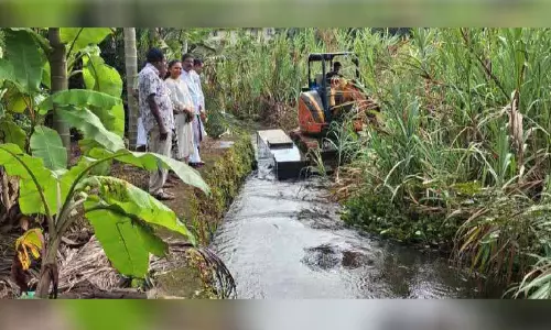 ഇളമനത്തോട്-കാരിപ്പുഴ തോട് ശുചീകരണം ആരംഭിച്ചു
