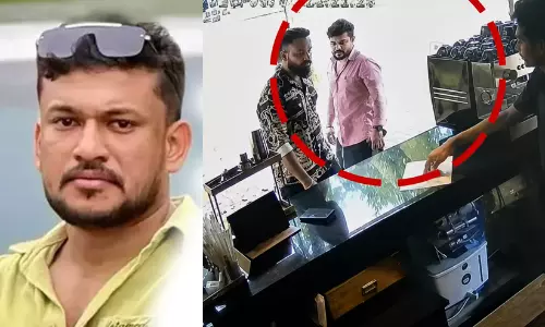 അർജുൻ ആയങ്കി ഒളിവിൽത്തന്നെ; എടപ്പാളിൽ ഹോട്ടലിൽ ഭക്ഷണം കഴിക്കുന്ന ദൃശ്യങ്ങൾ പുറത്ത്; അഞ്ച് സഹായികൾ അറസ്റ്റിൽ