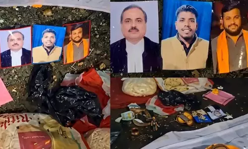 Black magic ritual performed using the photograph of the Chhattisgarh Chief Justice to secure bail for a relative.