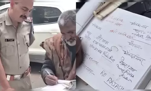 ഒരു പേന, ഒരു ഡയറി, ഒരൊറ്റ വാക്ക്; 10 വർഷത്തിന് ശേഷം കുടുംബത്തിലേക്ക് മടങ്ങിയെത്തി കാണാതായ വയോധികൻ