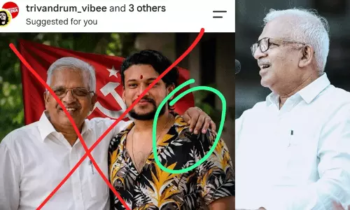 ‘ആർ.എസ്.എസുകാർ വെട്ടിയരിഞ്ഞ എന്റെ ഇടതു പെരുവിരൽ ചിലർ എ.ഐ സർജറിയിലൂടെ ചേർത്ത് തന്നിട്ടുണ്ട്...’ -ആയങ്കിക്കൊപ്പം ത​ന്റെ ഫോട്ടോ ചേർത്തതിനെതിരെ പി. ജയരാജൻ