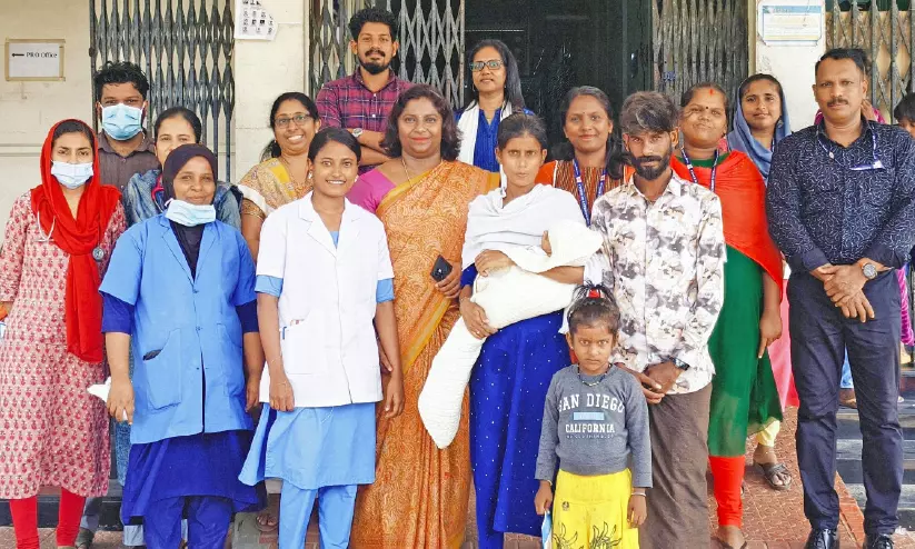 ജീവന്റെ അവശേഷിക്കുന്ന തുടിപ്പിൽനിന്ന് പിഞ്ചുബാലന് രണ്ടാം ജന്മം ജീവന്റെ അവശേഷിക്കുന്ന തുടിപ്പിൽനിന്ന് പിഞ്ചുബാലന് രണ്ടാം ജന്മം