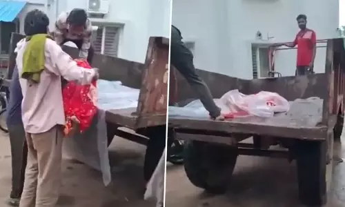 Womans Body Sent Home in Garbage Vehicle