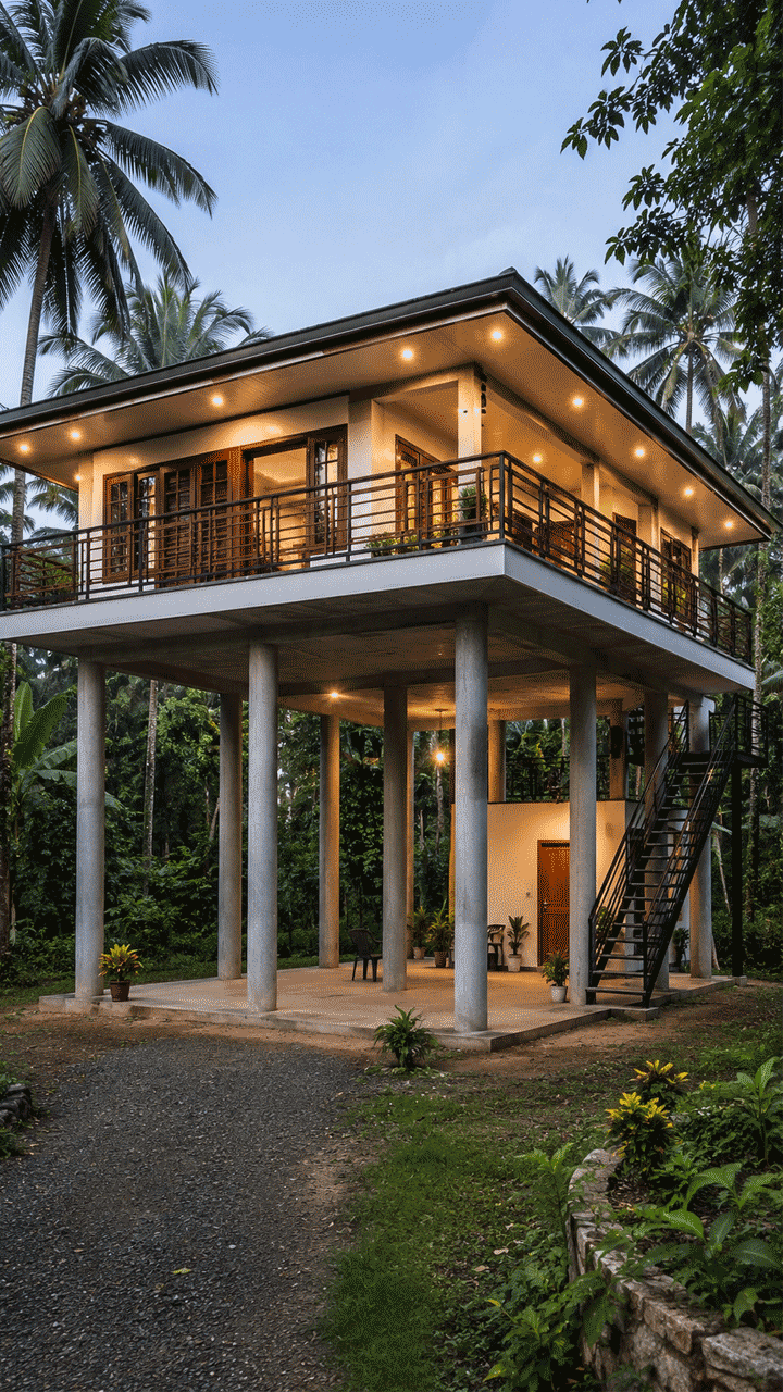 തൂൺ നിർമാണ രീതി: ആധുനിക വീടുകളിലെ ഘടനാ സൗന്ദര്യം