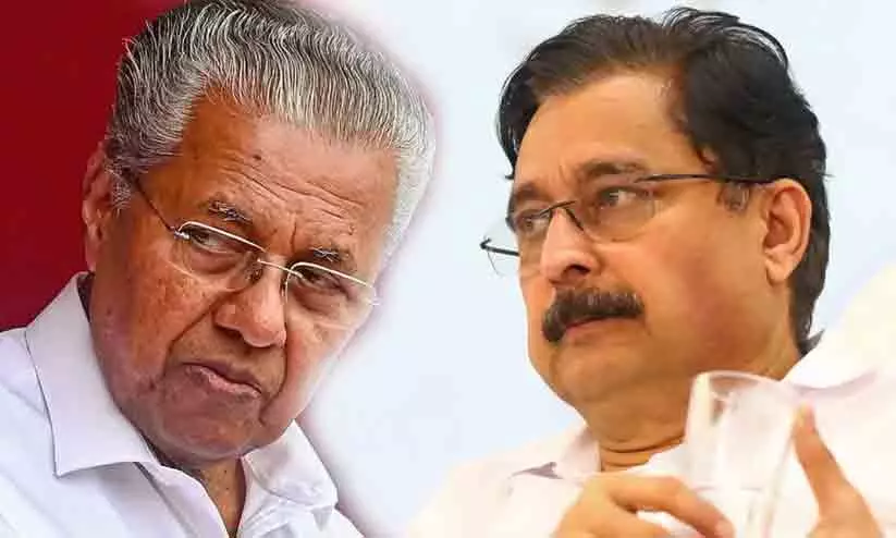 Pinarayi Vijayan and V Abdurahiman Pinarayi Vijayan and V Abdurahiman