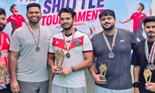 ഫിറ്റ്ഫോർ ഷട്ടിൽ ടൂർണമെന്‍റ്​: അംജിദ്​ ചാമ്പ്യൻ