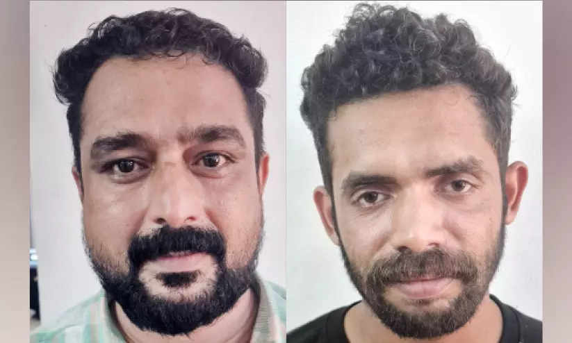 പൊലീസ് ചമഞ്ഞ് പണം തട്ടൽ: രണ്ടുപേർ കൂടി അറസ്റ്റിൽ പൊലീസ് ചമഞ്ഞ് പണം തട്ടൽ: രണ്ടുപേർ കൂടി അറസ്റ്റിൽ