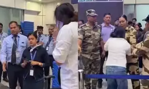 വിമാനം റദ്ദാക്കി; കൗണ്ടറിലെ ഉപകരണങ്ങൾ അടിച്ച് തകർത്ത് യുവതി, 49,000 രൂപയുടെ നാശനഷ്ടം വിമാനം റദ്ദാക്കി; കൗണ്ടറിലെ ഉപകരണങ്ങൾ അടിച്ച് തകർത്ത് യുവതി, 49,000 രൂപയുടെ നാശനഷ്ടം